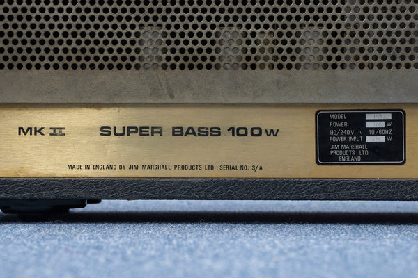 used] Marshall / JCM800 1992 Super Bass MKII 1982年製 [Yokohama