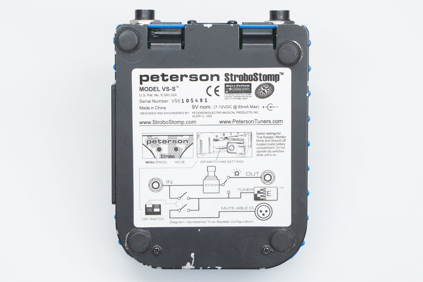 【used】Peterson / VS-S StroboStomp Pedal Tuner【GIB Yokohama】