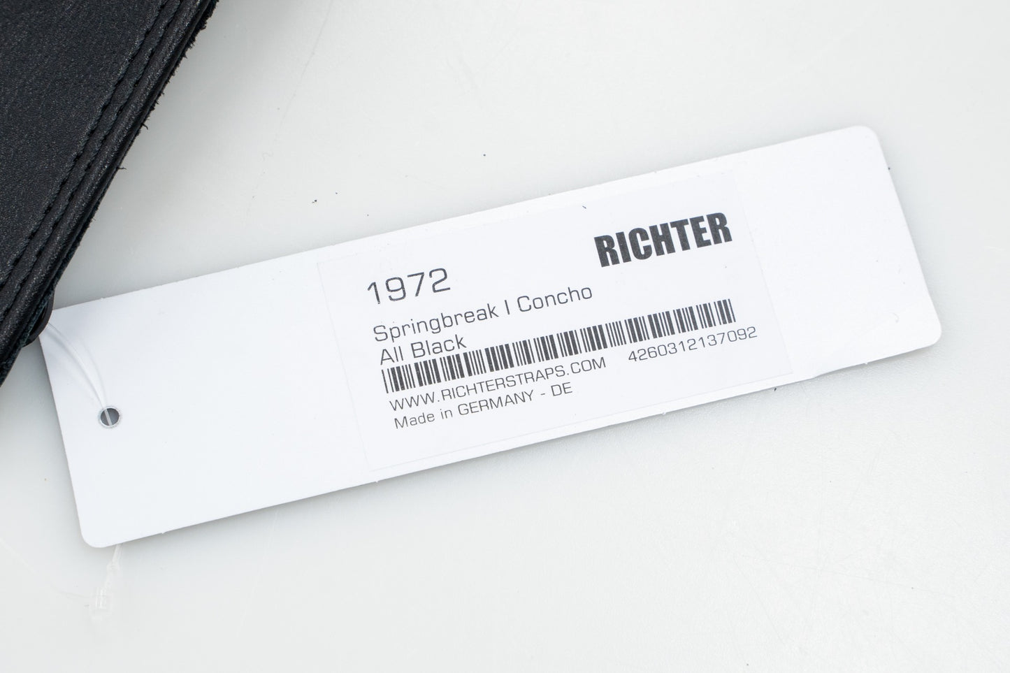 【new】RICHTER / Springbreak I Concho All Black【GIB Yokohama】