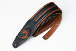 【new】ROSI? / ROSIE straps Black with Brown Details 2.5inch【GIB Yokohama】