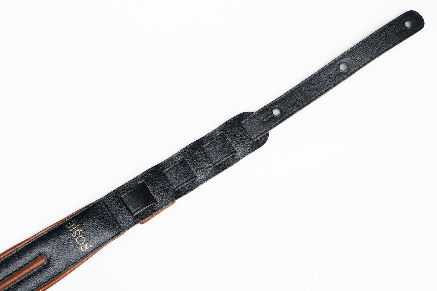 [new] ROSI? / ROSIE straps Black with Brown Details 2.5inch [yokohama store]