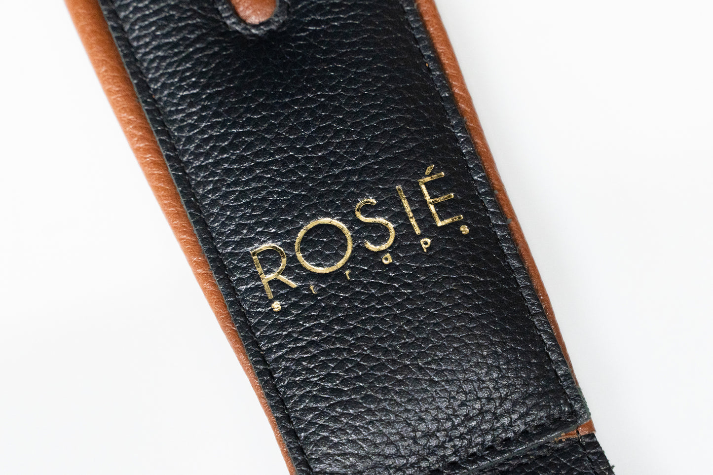 [new] ROSI? / ROSIE straps Black with Brown Details 2.5inch [yokohama store]