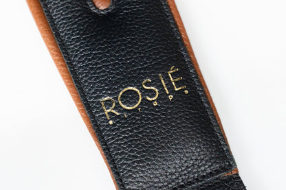 [new] ROSI? / ROSIE straps Black with Brown Details 2.5inch [yokohama store]