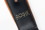 [new] ROSIÉ / ROSIE straps Black with Brown Details 2.5inch  [yokohama store]