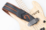 [new] ROSIÉ / ROSIE straps Black with Brown Details 3.0inch  [yokohama store]