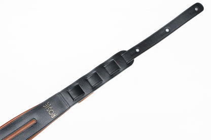 [new] ROSI? / ROSIE straps Black with Brown Details 3.0inch [yokohama store]