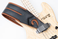 [new] ROSIÉ / ROSIE straps Black with Brown Details 4.0inch  [yokohama store]