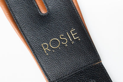 [new] ROSI? / ROSIE straps Black with Brown Details 4.0inch [yokohama store]