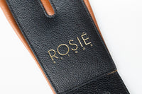 [new] ROSIÉ / ROSIE straps Black with Brown Details 4.0inch  [yokohama store]