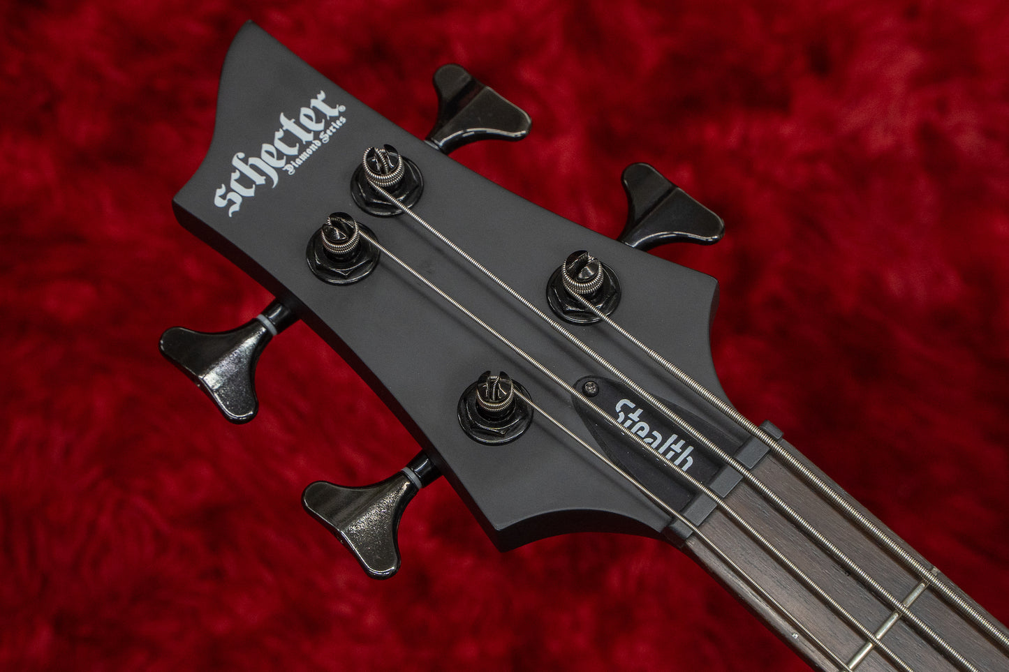 【used】SCHECTER / Stiletto Stealth-4 LH Satin Black 2022 3.375kg #RO22120126【GIB Yokohama】