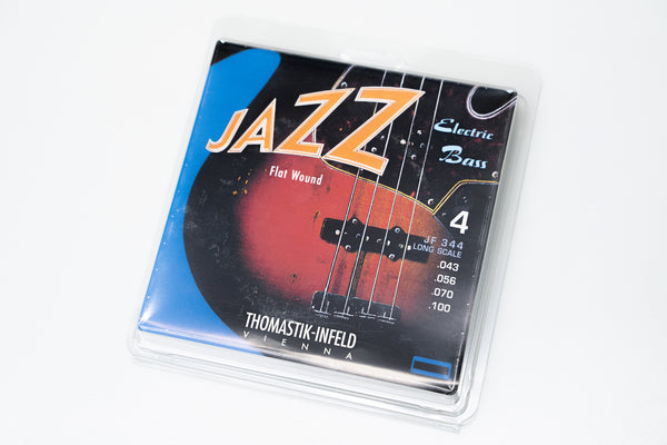 【신품】Thomastik Infeld / JAZZ JF344 Flat Wound for 4st Long Scale 34"【GIB Yokohama】