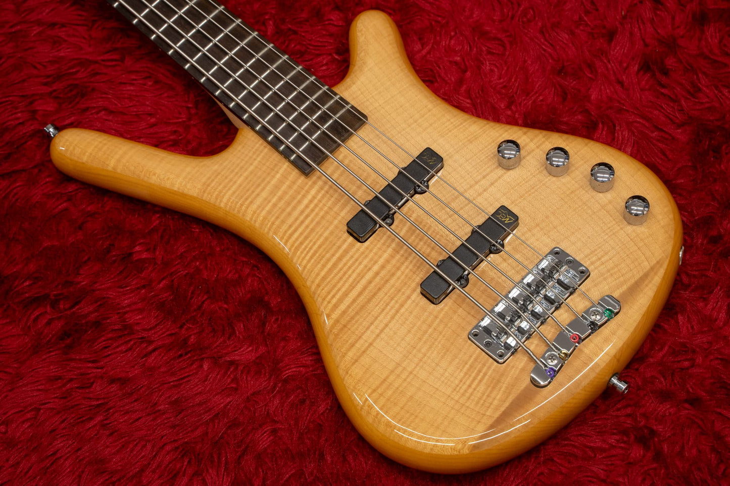 【used】Warwick / RockBass Corvette Premium 5 Natural Transparent High Polish 2017 4.070kg #D 525072-13【GIB Yokohama】