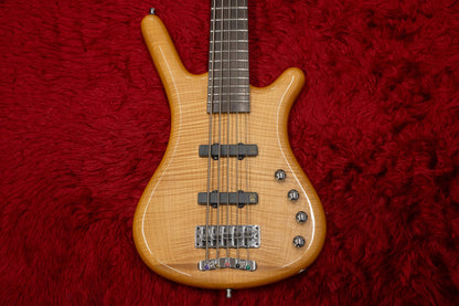 【used】Warwick / RockBass Corvette Premium 5 Natural Transparent High Polish 2017 4.070kg #D 525072-13【GIB Yokohama】
