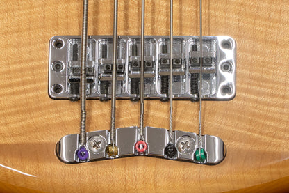 【used】Warwick / RockBass Corvette Premium 5 Natural Transparent High Polish 2017 4.070kg #D 525072-13【GIB Yokohama】