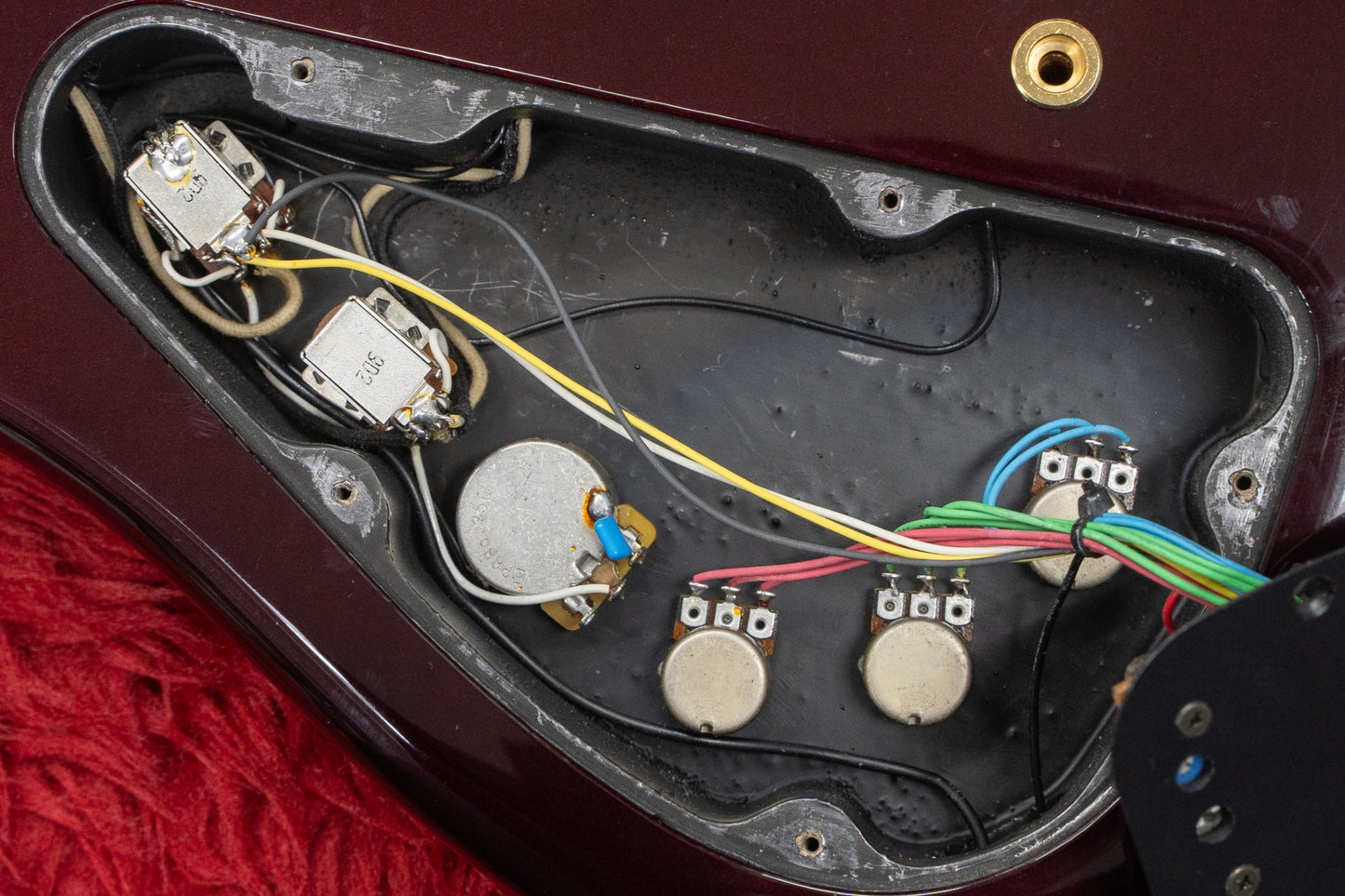 【중고】Xotic / XJ-1T 5st 블랙 체리 메탈릭 2010 Mod. 2010년 4.68kg #J-203【GIB 요코하마】