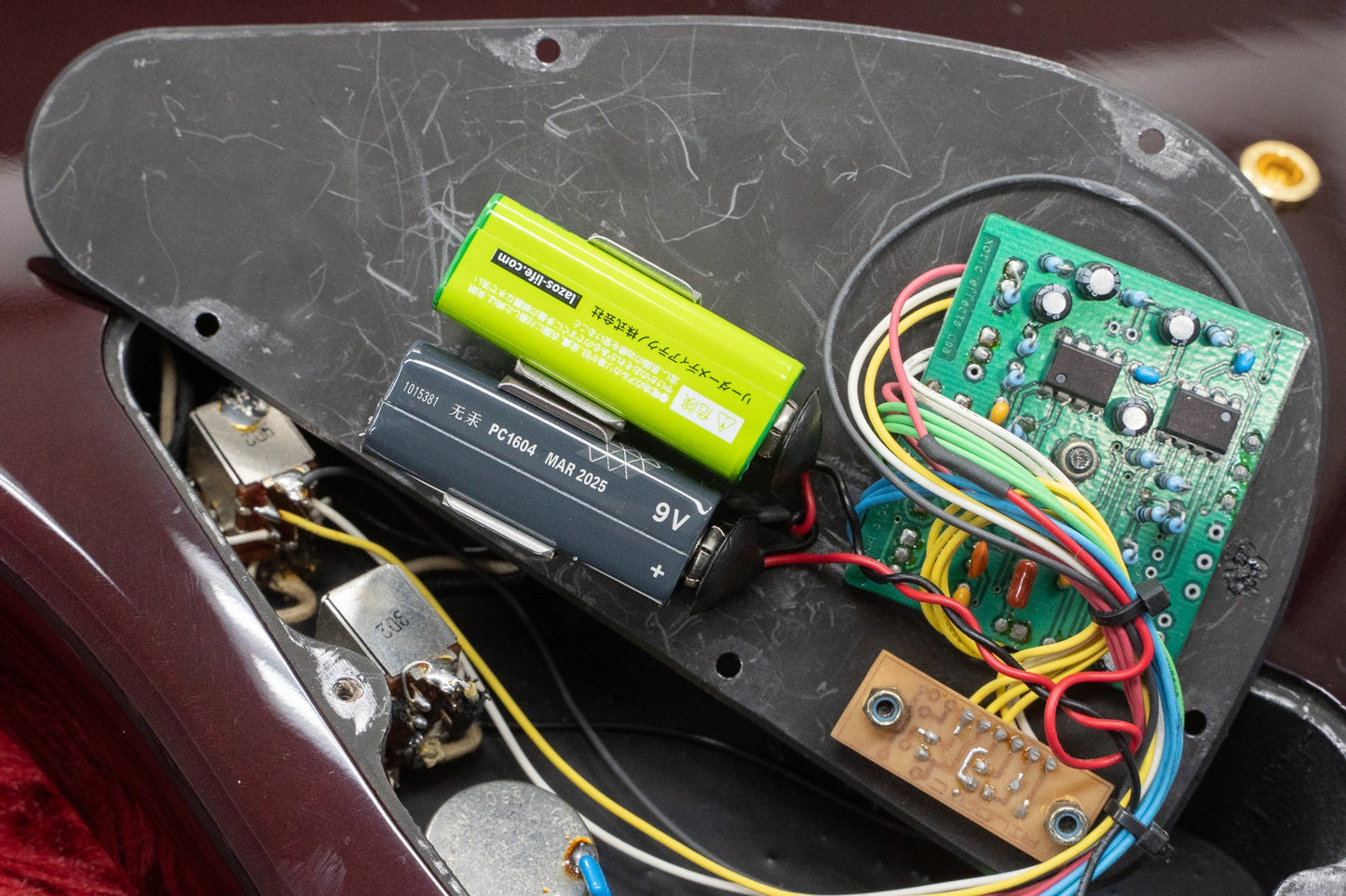 【중고】Xotic / XJ-1T 5st 블랙 체리 메탈릭 2010 Mod. 2010년 4.68kg #J-203【GIB 요코하마】