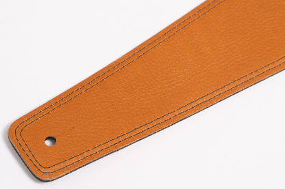 【new】Moody Straps / 2.5 Inch Black/Tobacco  Leather Long Tail【GIB Yokohama】