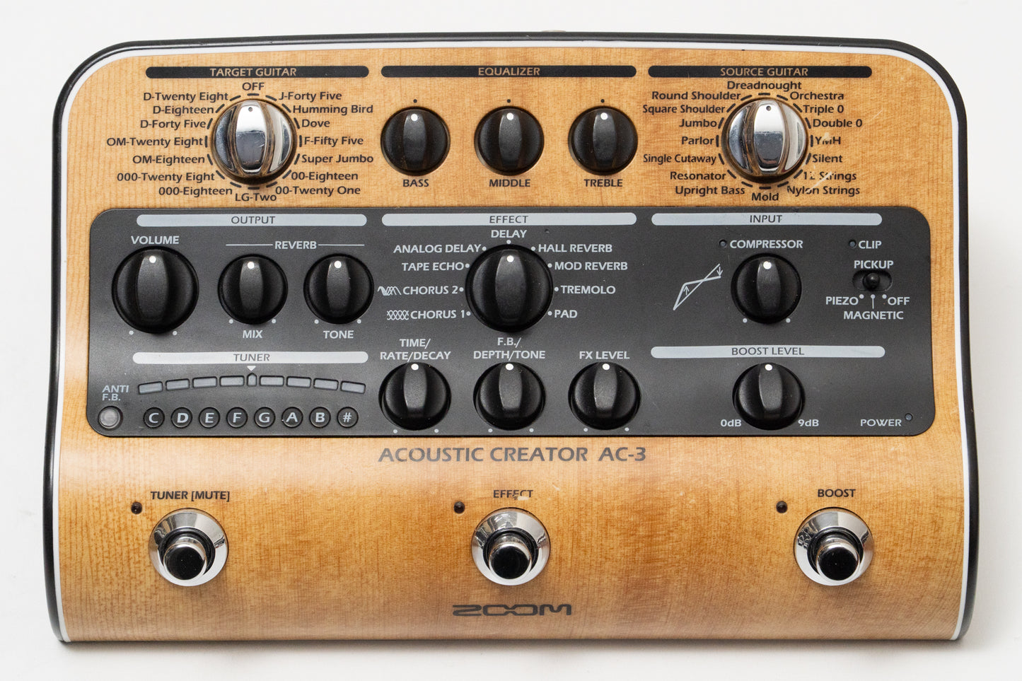 【used】ZOOM / AC-3 Acoustic Creator【GIB横浜エフェクター館】