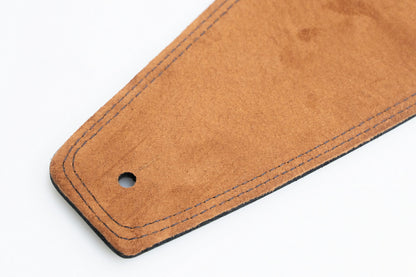 【new】Moody Straps / 4.0 Inch Black/Tobacco Suede Long Tail 【GIB Yokohama】