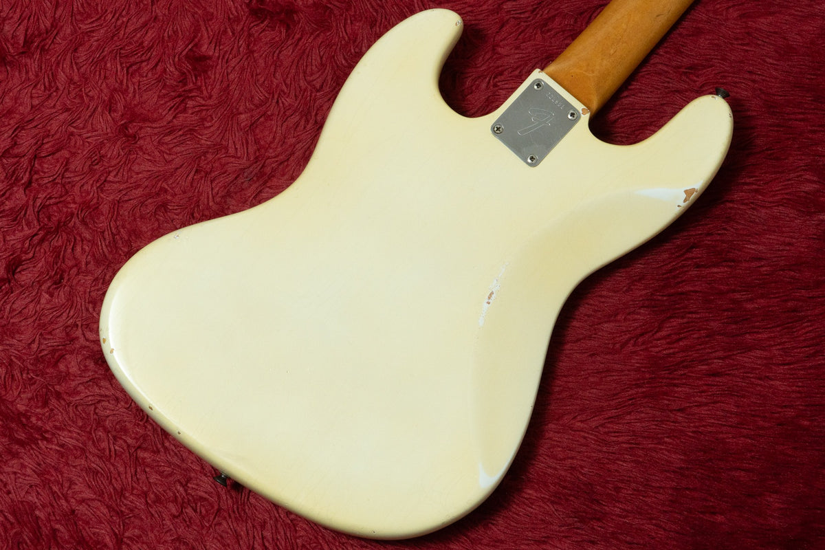 【used】Fender / 1965~1966 Jazz Bass Olympic White(Body Refinish) 4.075kg #222801【GIB Yokohama】