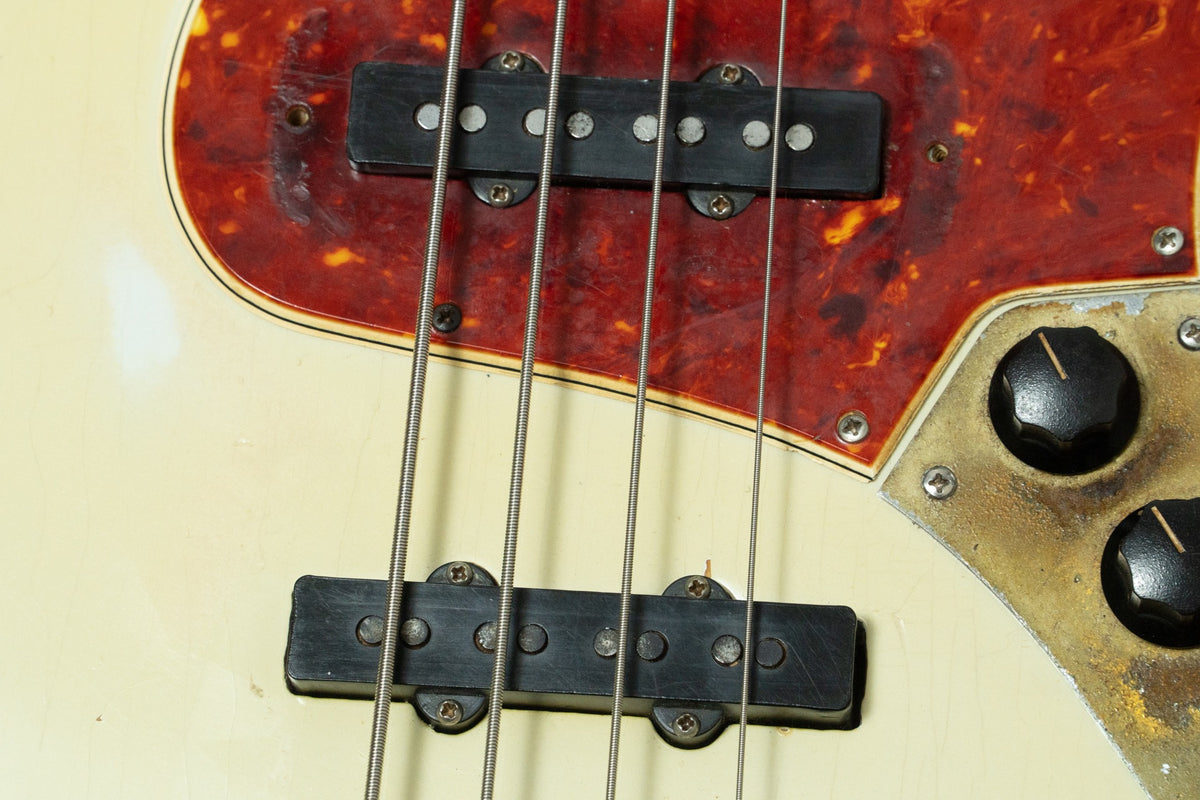 【used】Fender / 1965~1966 Jazz Bass Olympic White(Body Refinish) 4.075kg #222801【GIB Yokohama】