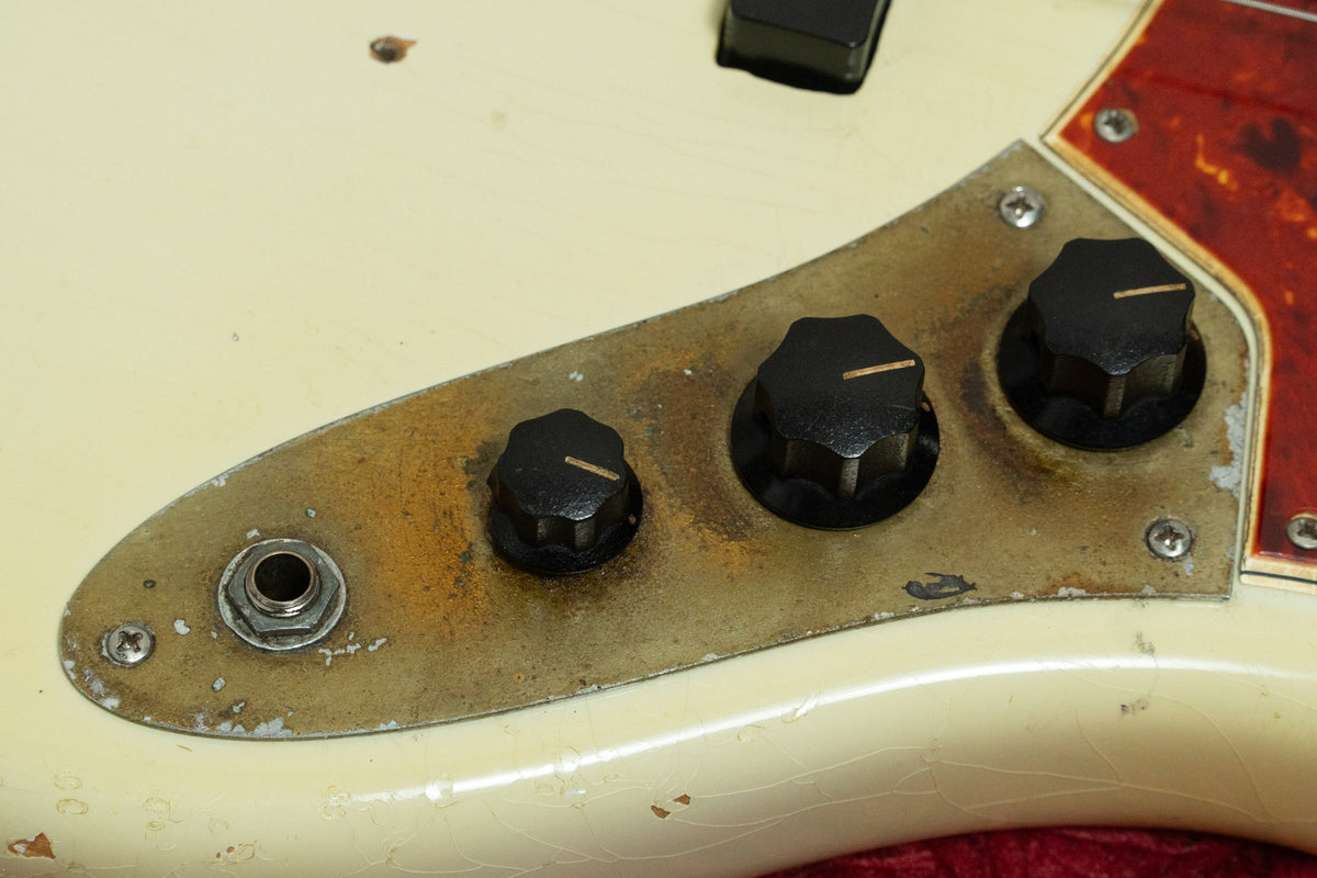 【used】Fender / 1965~1966 Jazz Bass Olympic White(Body Refinish) 4.075kg #222801【GIB Yokohama】