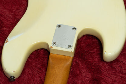 【used】Fender / 1965~1966 Jazz Bass Olympic White(Body Refinish) 4.075kg #222801【GIB Yokohama】