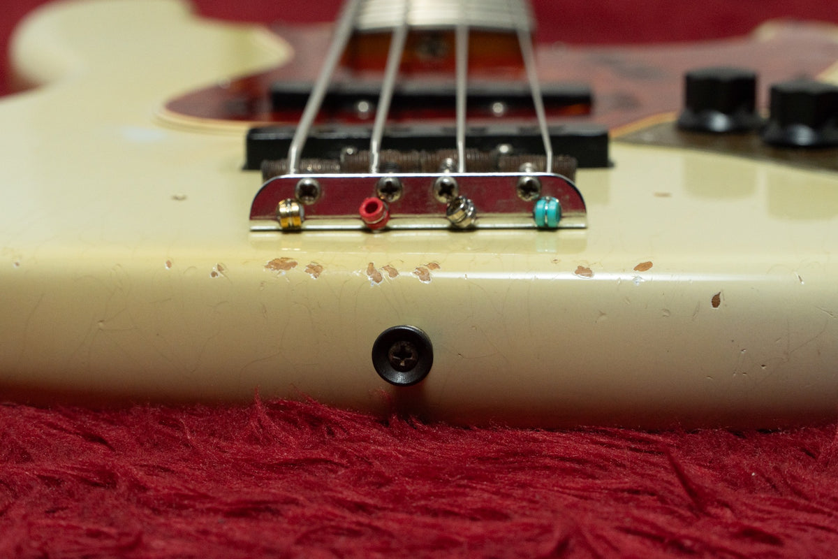 【used】Fender / 1965~1966 Jazz Bass Olympic White(Body Refinish) 4.075kg #222801【GIB Yokohama】