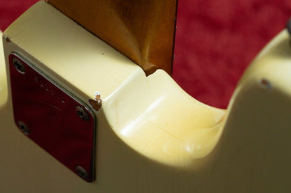 【used】Fender / 1965~1966 Jazz Bass Olympic White(Body Refinish) 4.075kg #222801【GIB Yokohama】