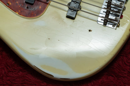 【used】Fender / 1965~1966 Jazz Bass Olympic White(Body Refinish) 4.075kg #222801【GIB Yokohama】