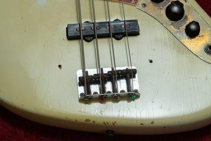 【used】Fender / 1965~1966 Jazz Bass Olympic White(Body Refinish) 4.075kg #222801【GIB Yokohama】