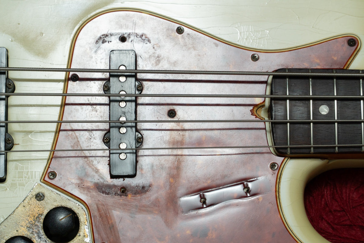 【used】Fender / 1965~1966 Jazz Bass Olympic White(Body Refinish) 4.075kg #222801【GIB Yokohama】