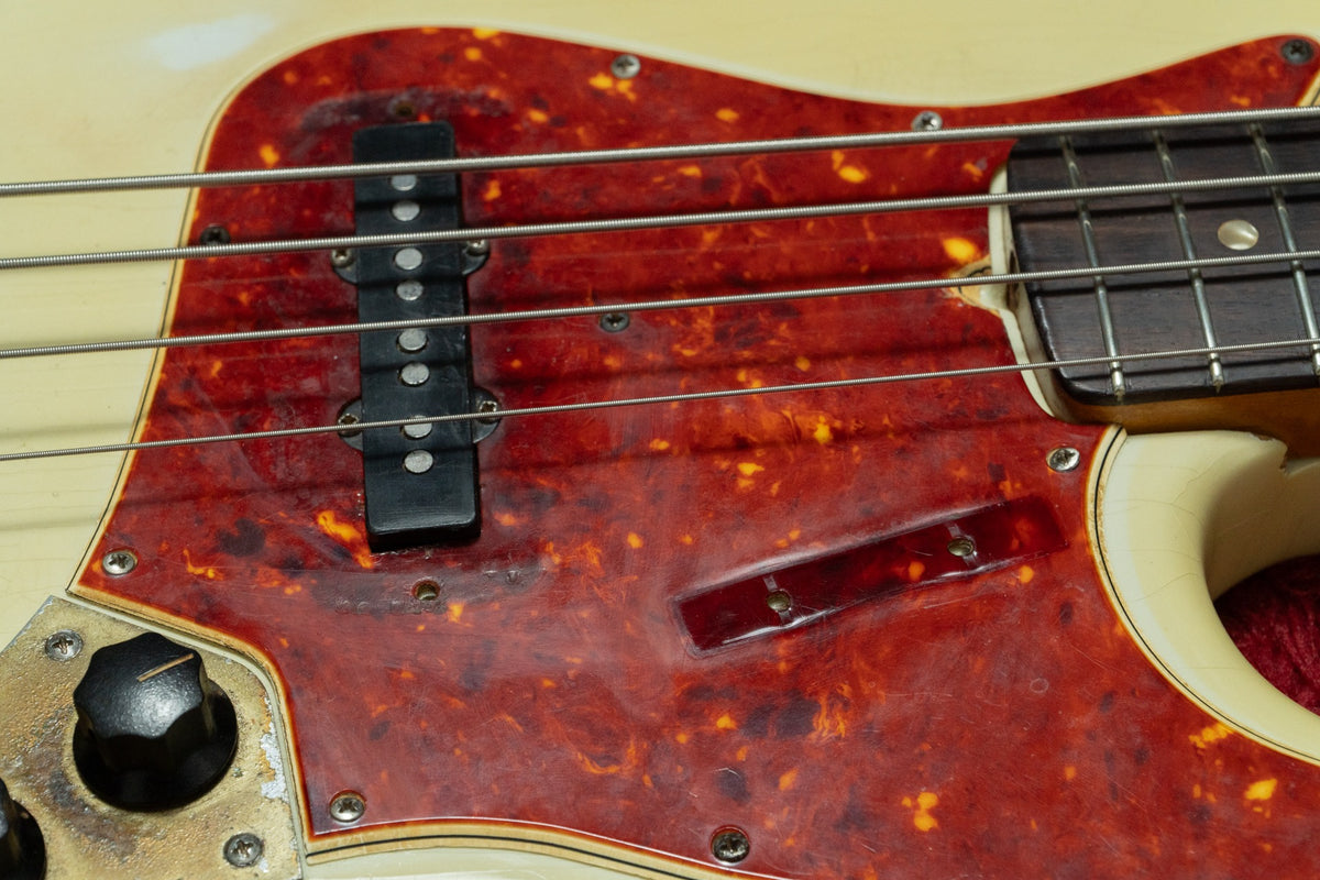 【used】Fender / 1965~1966 Jazz Bass Olympic White(Body Refinish) 4.075kg #222801【GIB Yokohama】