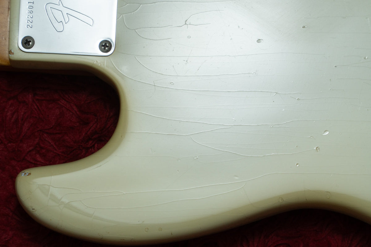 【used】Fender / 1965~1966 Jazz Bass Olympic White(Body Refinish) 4.075kg #222801【GIB Yokohama】