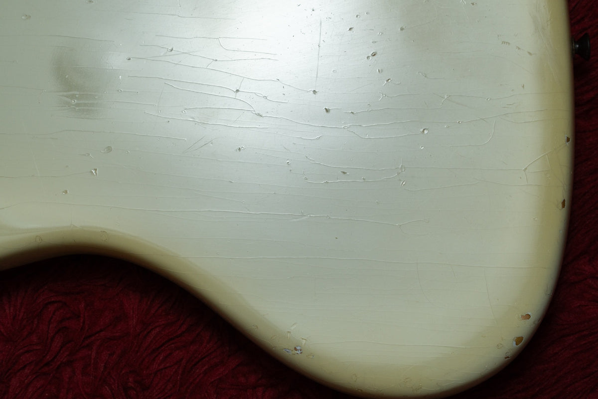 【used】Fender / 1965~1966 Jazz Bass Olympic White(Body Refinish) 4.075kg #222801【GIB Yokohama】