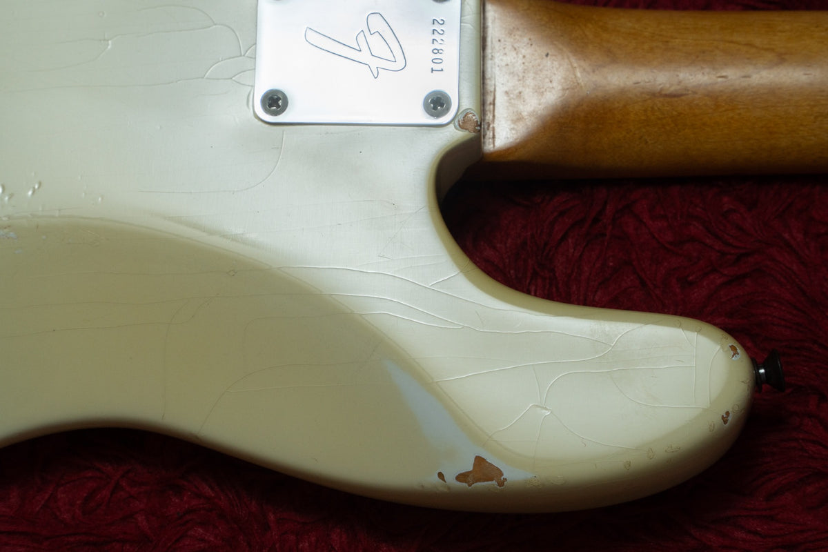 【used】Fender / 1965~1966 Jazz Bass Olympic White(Body Refinish) 4.075kg #222801【GIB Yokohama】