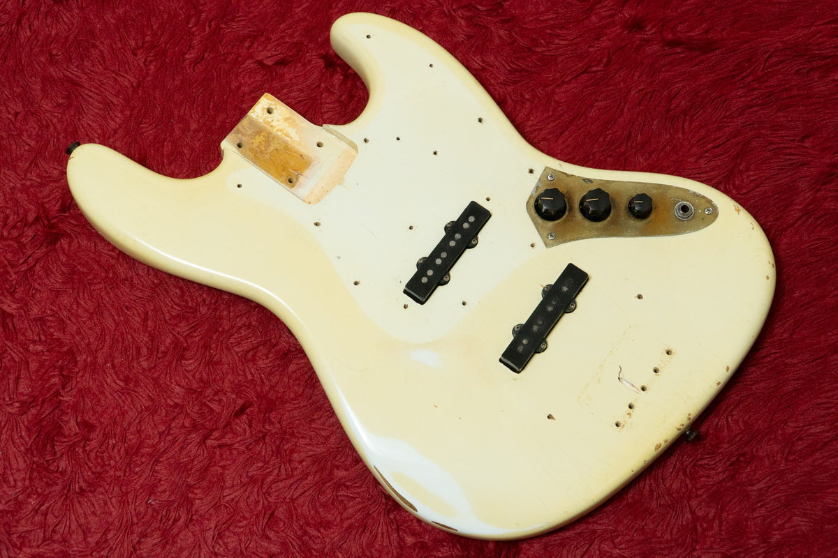 【used】Fender / 1965~1966 Jazz Bass Olympic White(Body Refinish) 4.075kg #222801【GIB Yokohama】