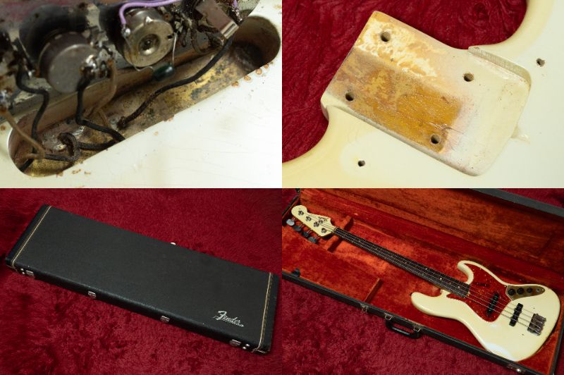 【used】Fender / 1965~1966 Jazz Bass Olympic White(Body Refinish) 4.075kg #222801【GIB Yokohama】
