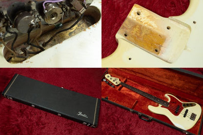 【used】Fender / 1965~1966 Jazz Bass Olympic White(Body Refinish) 4.075kg #222801【GIB Yokohama】