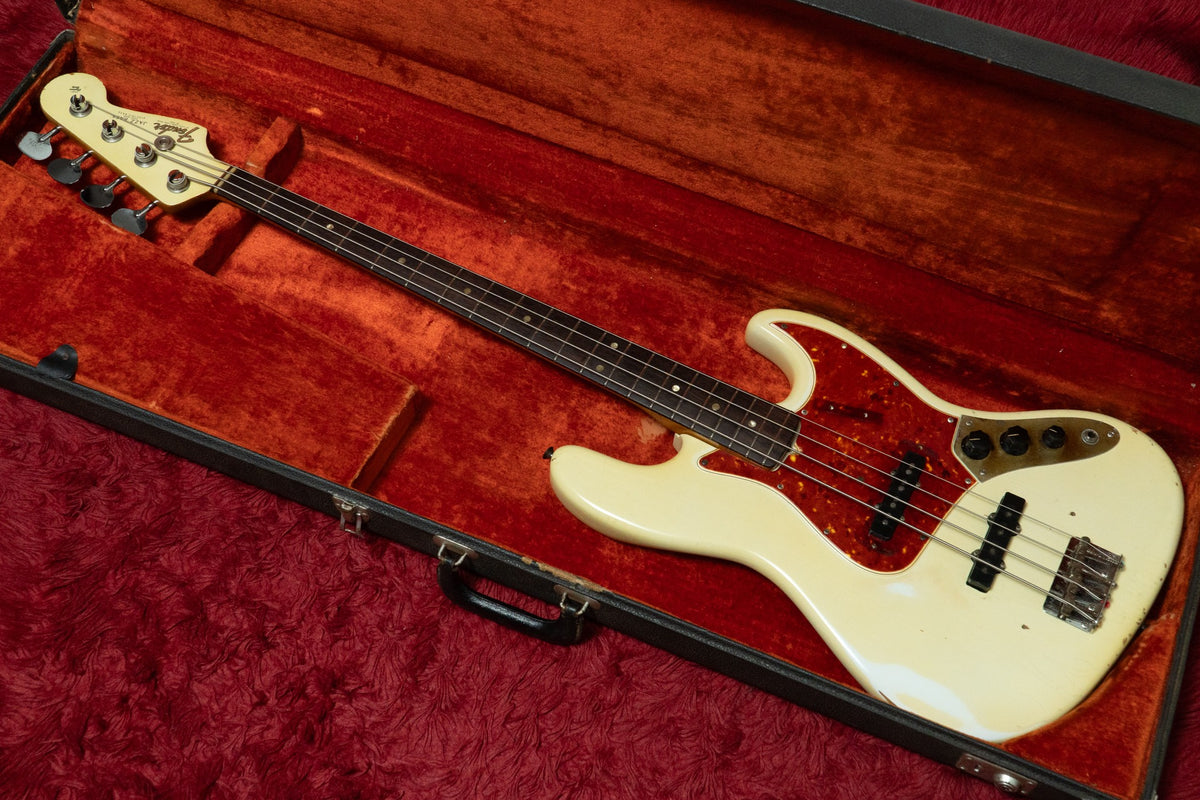 【used】Fender / 1965~1966 Jazz Bass Olympic White(Body Refinish) 4.075kg #222801【GIB Yokohama】