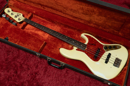 【used】Fender / 1965~1966 Jazz Bass Olympic White(Body Refinish) 4.075kg #222801【GIB Yokohama】