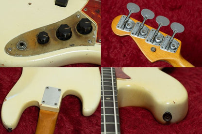 【used】Fender / 1965~1966 Jazz Bass Olympic White(Body Refinish) 4.075kg #222801【GIB Yokohama】