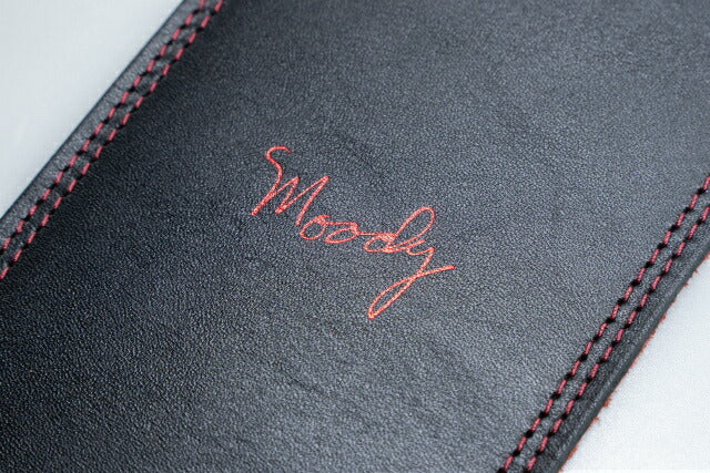 【new】Moody Straps / 4.0 Inch Black/Red Suede Standard Tail【GIB Yokohama】