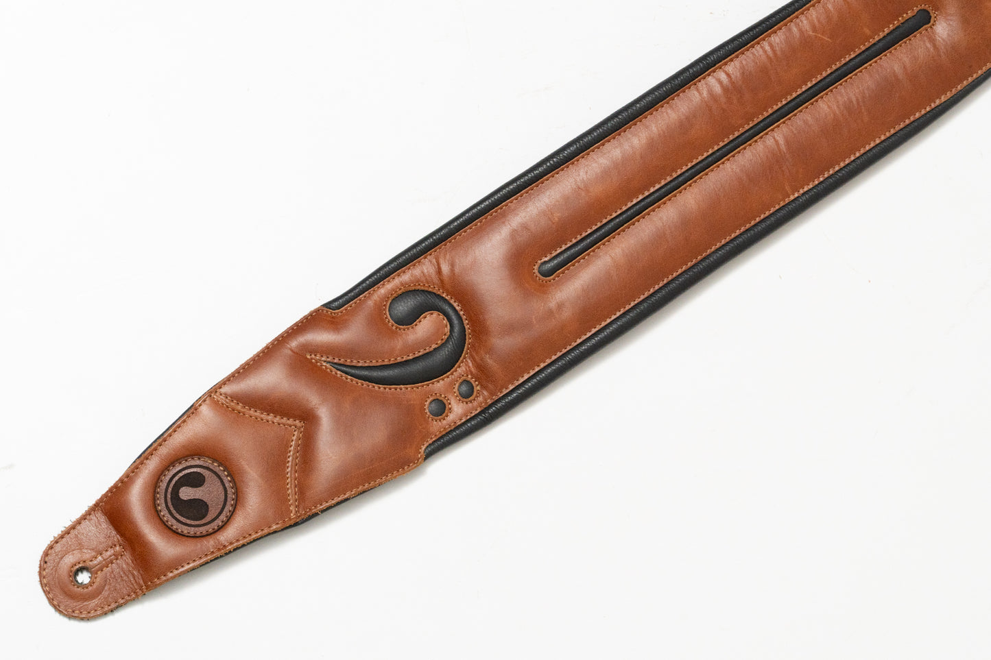 【used】ERGOSTRAPS / Padded FA 4"" Brown / Black regular【GIB Yokohama】