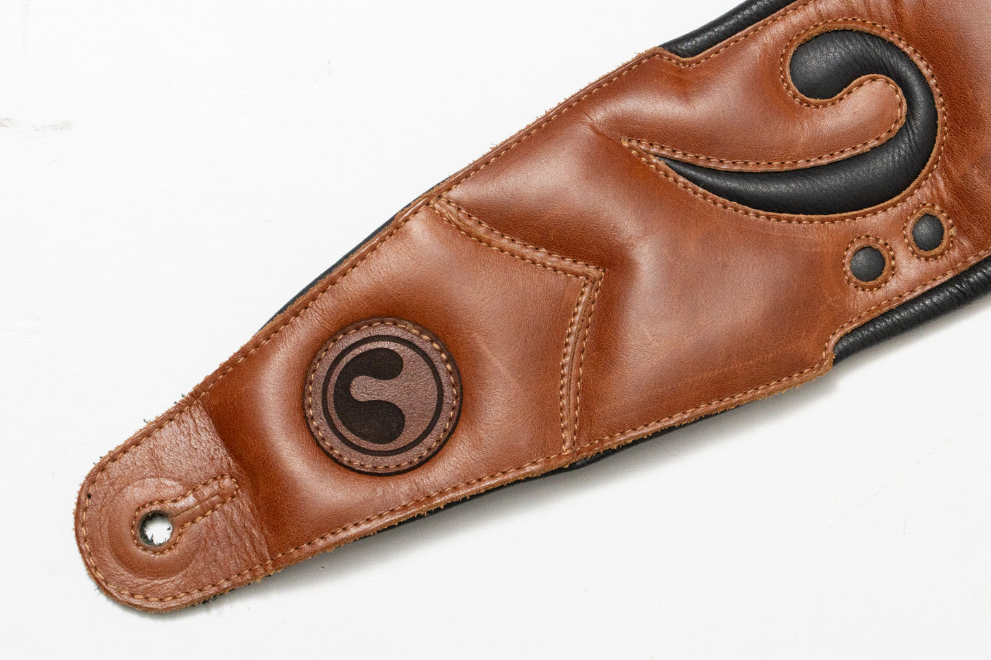 【used】ERGOSTRAPS / Padded FA 4"" Brown / Black regular【GIB Yokohama】