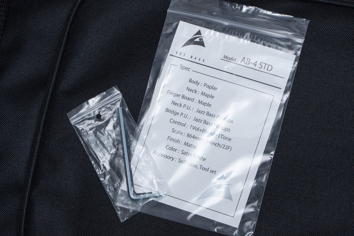 【new】Ace Bass / AB4-STD white 3.470kg #AB-25063【GIB Yokohama】