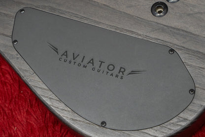 【outlet】Aviator Guitars / Jetstream 4 Pilot Edition Charcoal Satin Open Grain 3.695kg #PJB4001 【GIB Yokohama】