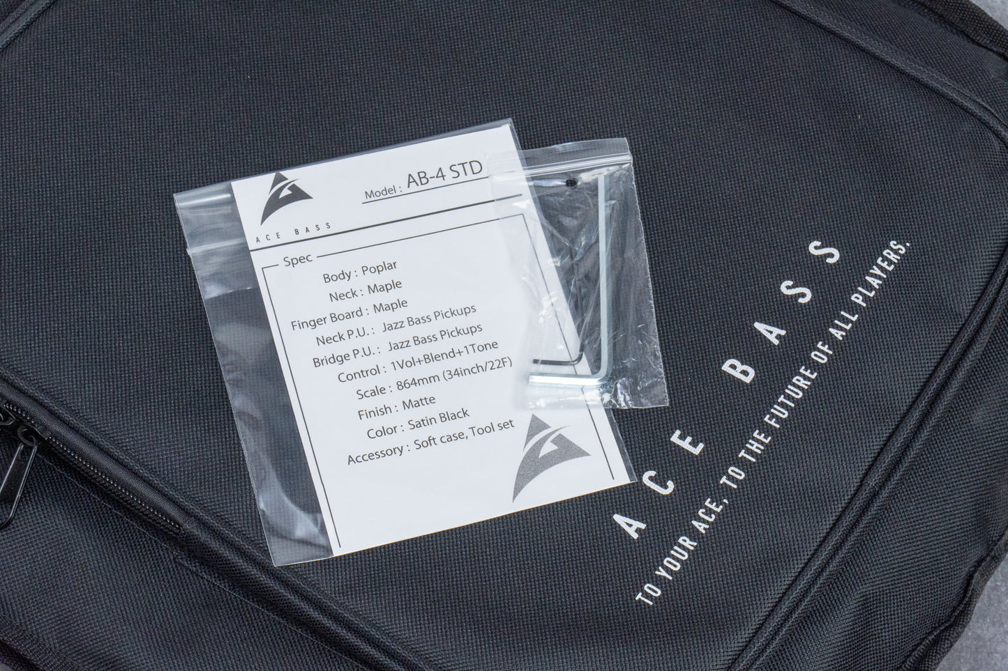【new】Ace Bass / AB4-STD White 3.82kg #AB-25075【GIB Yokohama】