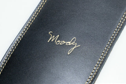 【new】Moody Straps / 4.0 Inch Black/Tobacco Suede Long Tail 【GIB Yokohama】