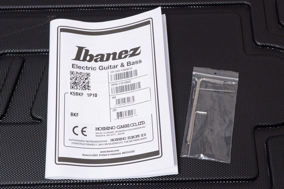 【used】Ibanez / K5-BKF black flat KORN Fieldy Signature 2024 3.40kg #I241203432【GIB Yokohama】